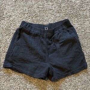 Madewell Charcoal Textured Shorts